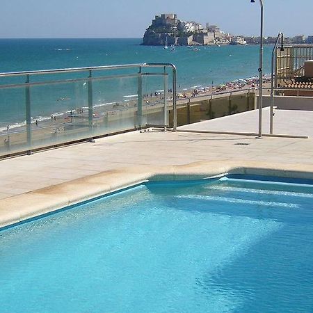 Apartamento Con Aire Acondicionado En 1ª Linea De Playa Edificio Moli De Vent Peñíscola Eksteriør billede